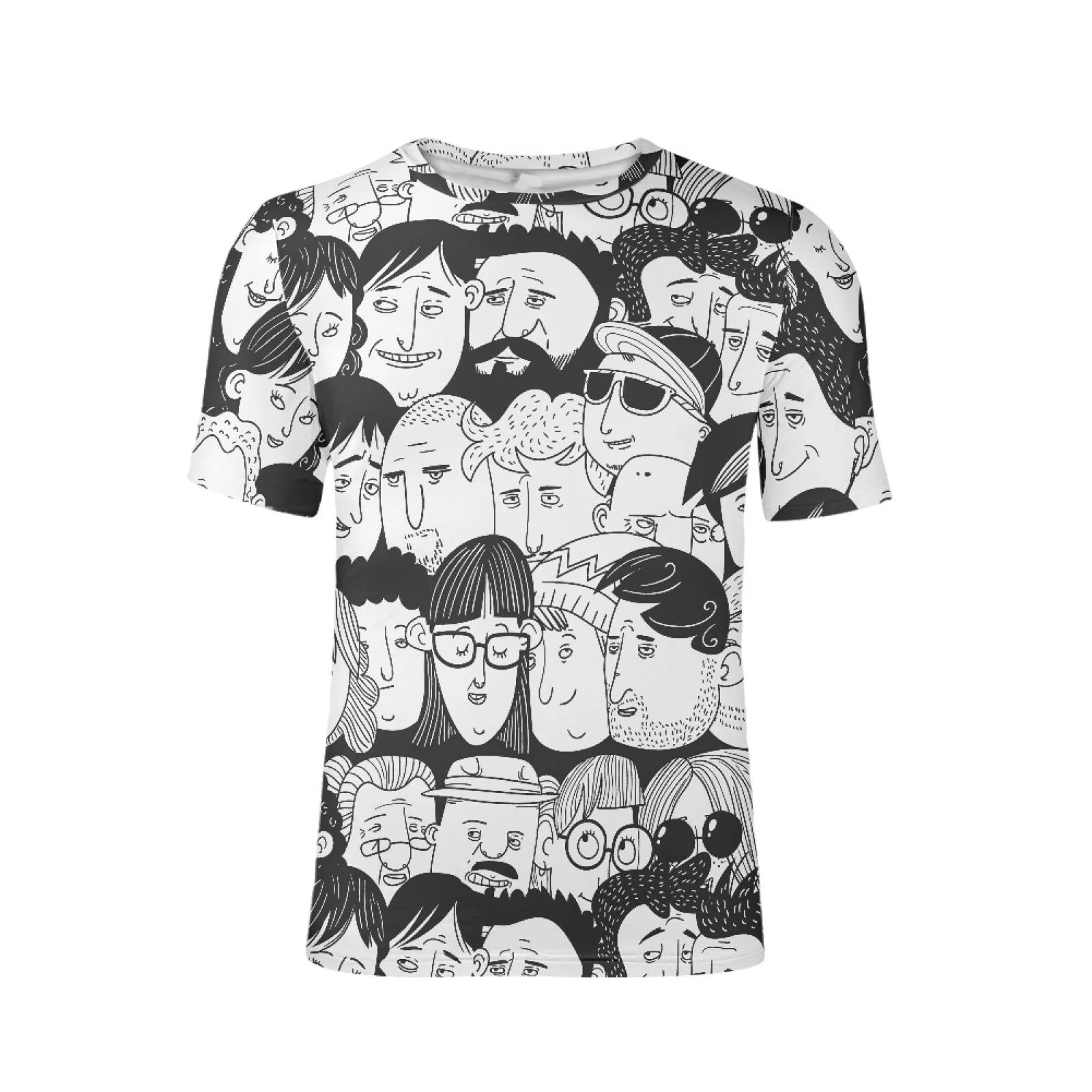 

World Peace Many People's Designs 3D Print Men's T Shirt Street Male Short Sleeve Tees Summer Casual All-Match Oversize T-shirts