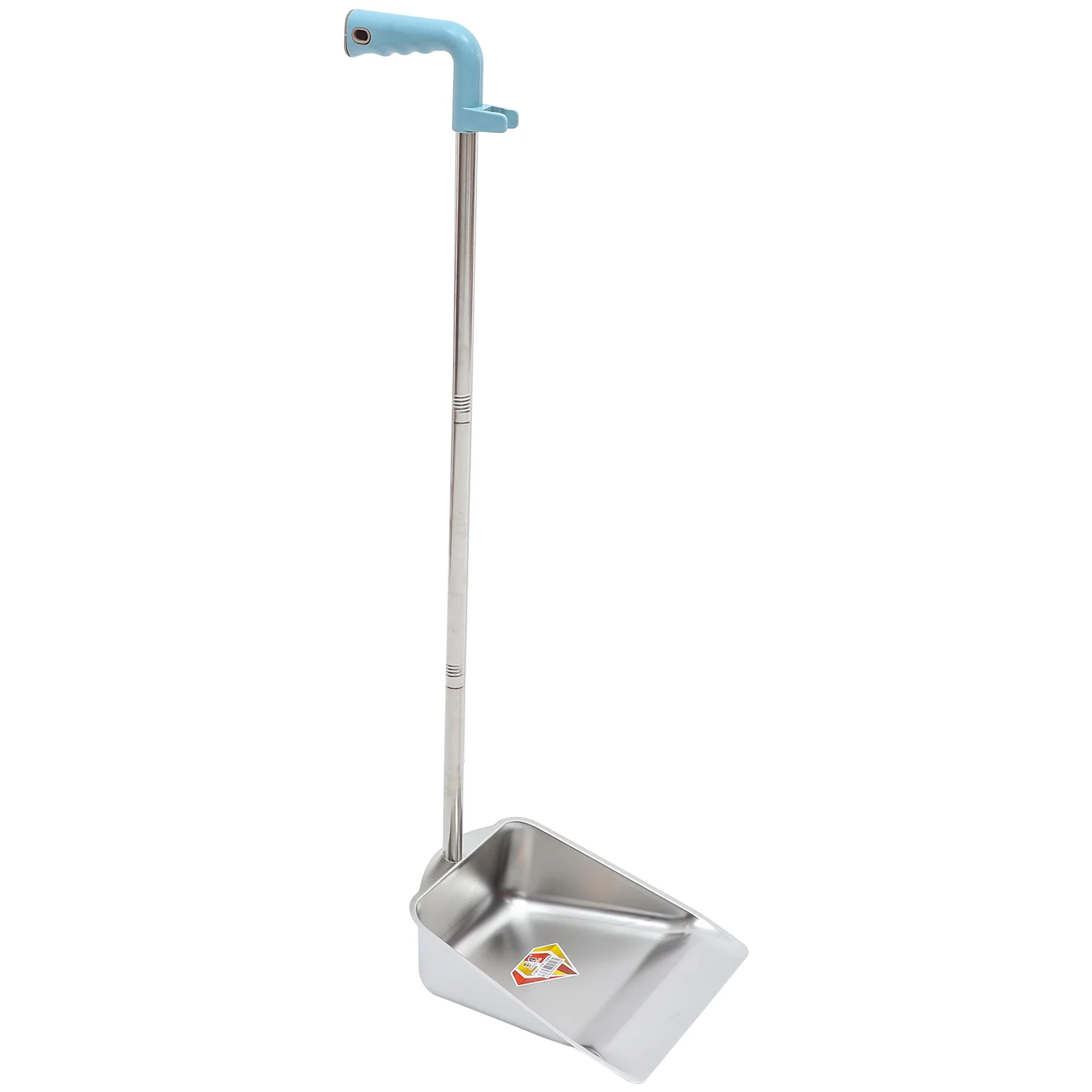 

Dustpan Pan Cleaningstainless Steel Garbagehandle Broom Sweeper Set Lobby Office Trash Standhandled Indoor Standing Waste Metal