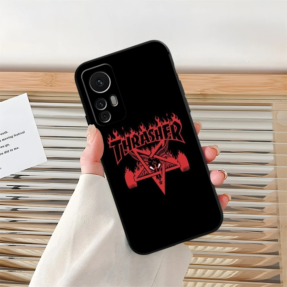 Чехол для телефона Thrashers Funda Xiaomi 14 11T 13 12 Lite Ultra Redmi Note 10 Pro POCO F4 F5 X5 Coque