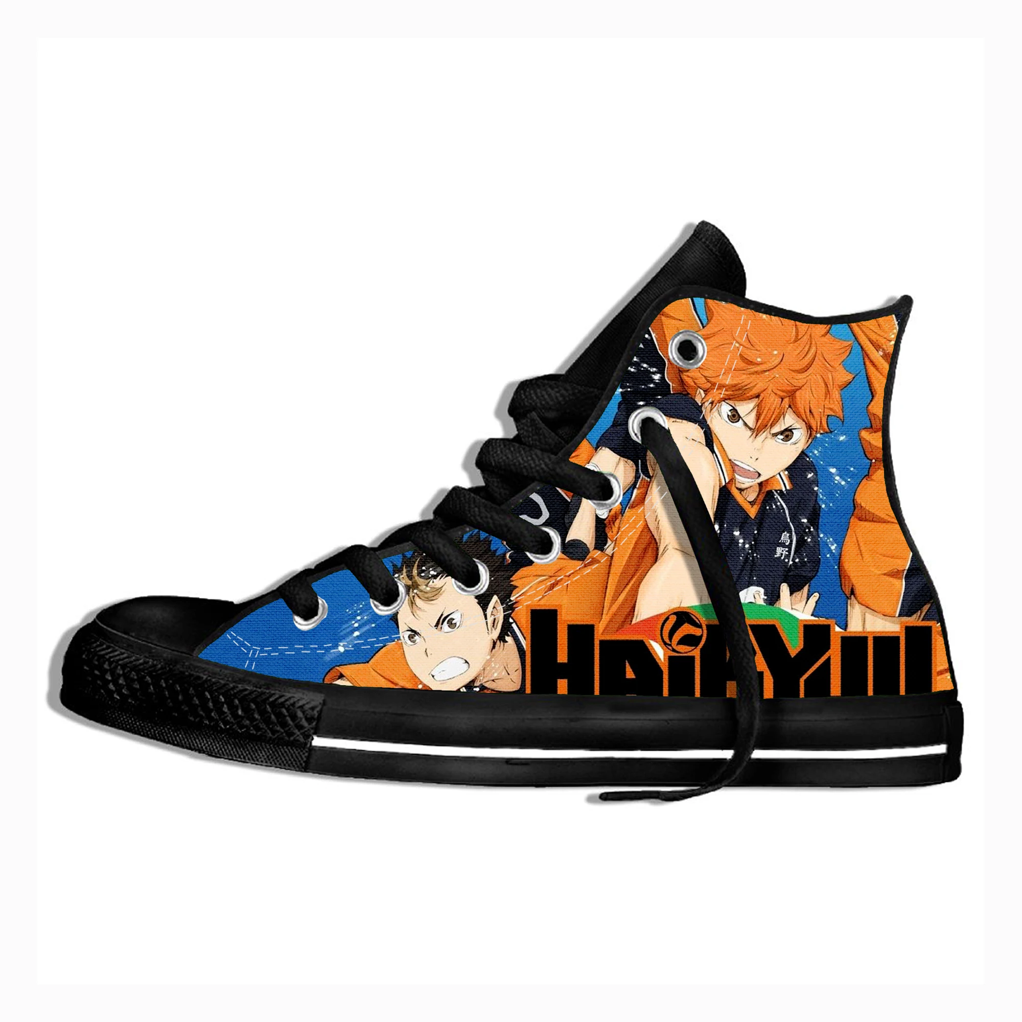 

Haikyuu Best Selling Shoes Women Canvas Shoes Women's Fashion Casual Breathable Shoes Men High-top Sneakers Men Custom Shoes