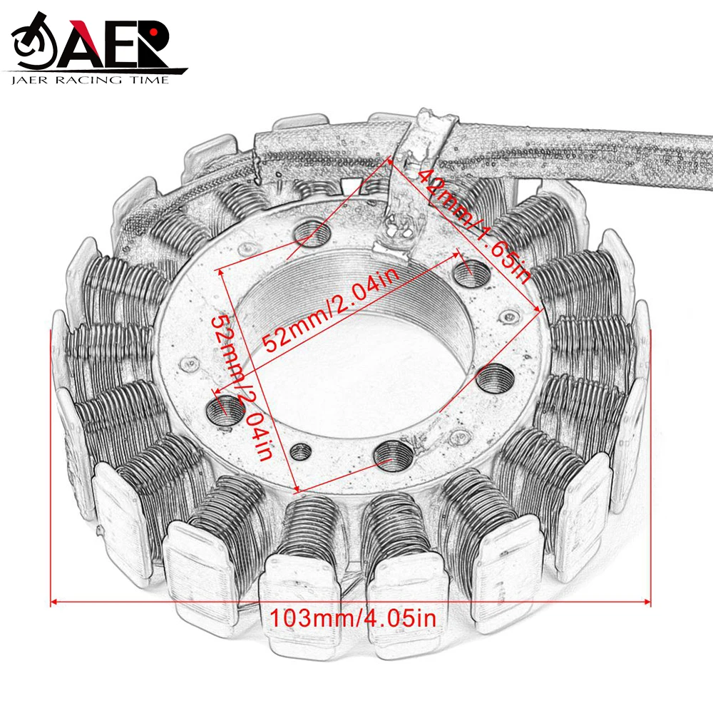 Катушка статора генератора мотоцикла для Honda CN250 HELIX 250 1986-2007 послепродажного