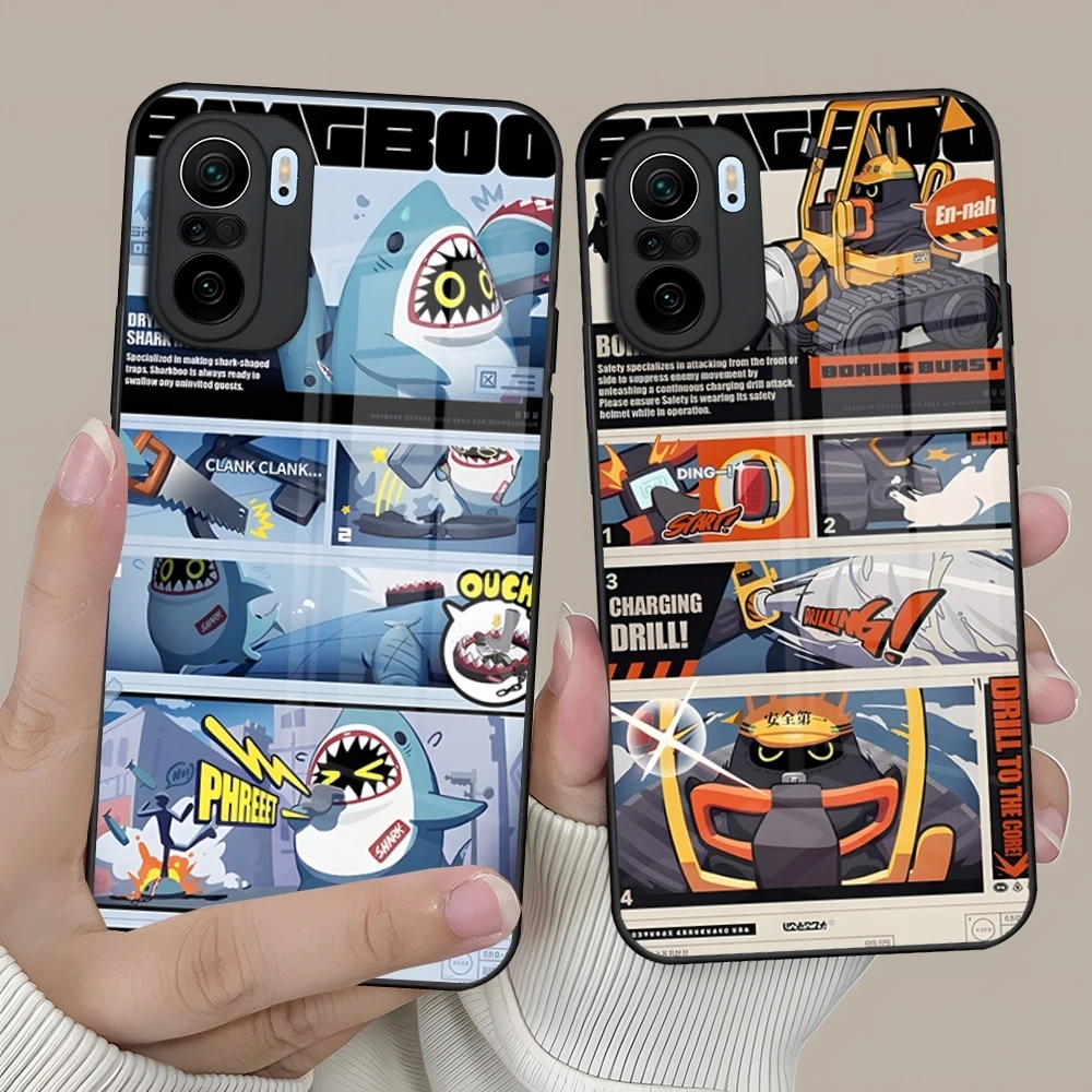 Zenless Zone Zero Bangboo ZZZ телефон для Redmi 13 12 13c 12c Note Pro Plus 11 10 12s 11s чехол из закаленного