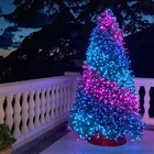 2021 рождественские LED украшения вечерние ничная гирлянда, IP65 наружная гирлянда, Рождественская елка, светильник рлянда для спальни, скасветильник щение