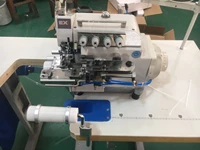 golden choice gc5114ex dsrc direct drive round collar attaching small cyiner bed 4 thread overlock sewing machine
