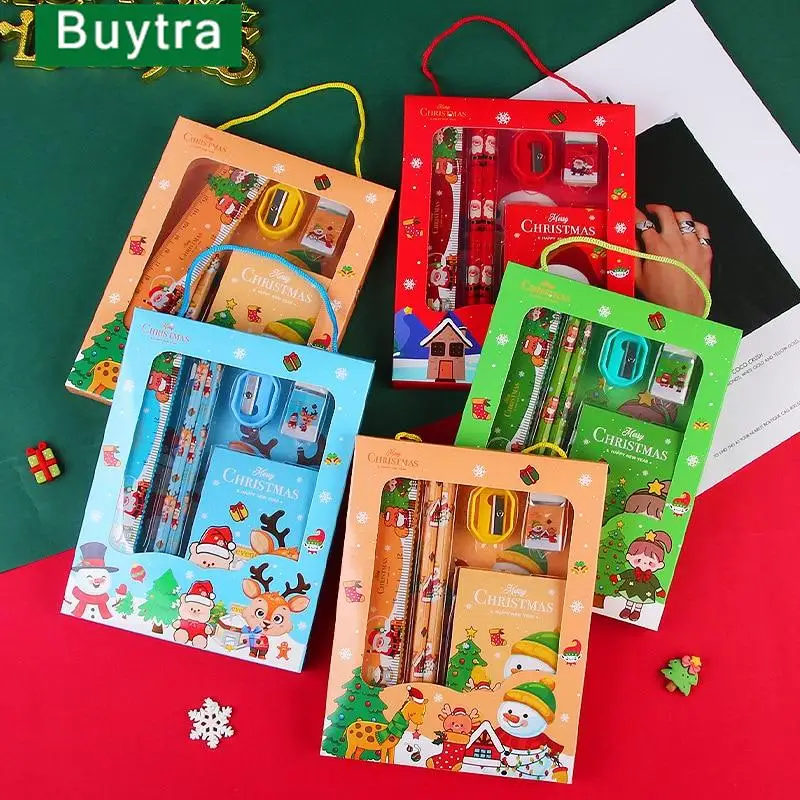 Eraser Pencil Sharpener Notepad Kit School Rewards Supplies