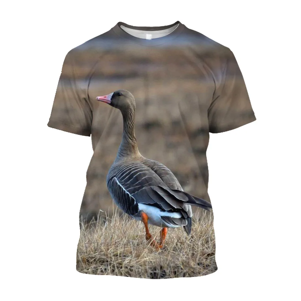 

Jumeast 3D Duck Hunting Printed T Shirt For Men Vintage 90s Camouflage T-shirts Unisex Oversized Alternative Clothing T-shirty