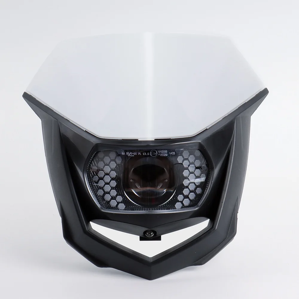 Фото Светодиодная фара, универсальная для KTM EXC Honda CRF XR Suzuki DR-Z Kawasaki KLX Yamaha WR Dirt Bike, внедорожный фонарь для мотокросса №5