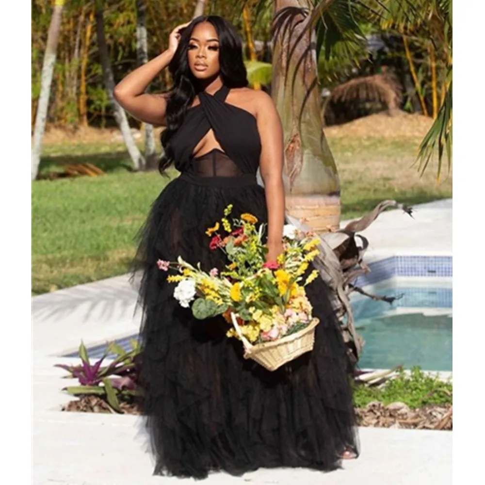 Exquisite Lace Ball Party Evening Dress Mesh Court Corset Wedding Skirt Elegant Chic Women's Clothing Personalized Party Dress