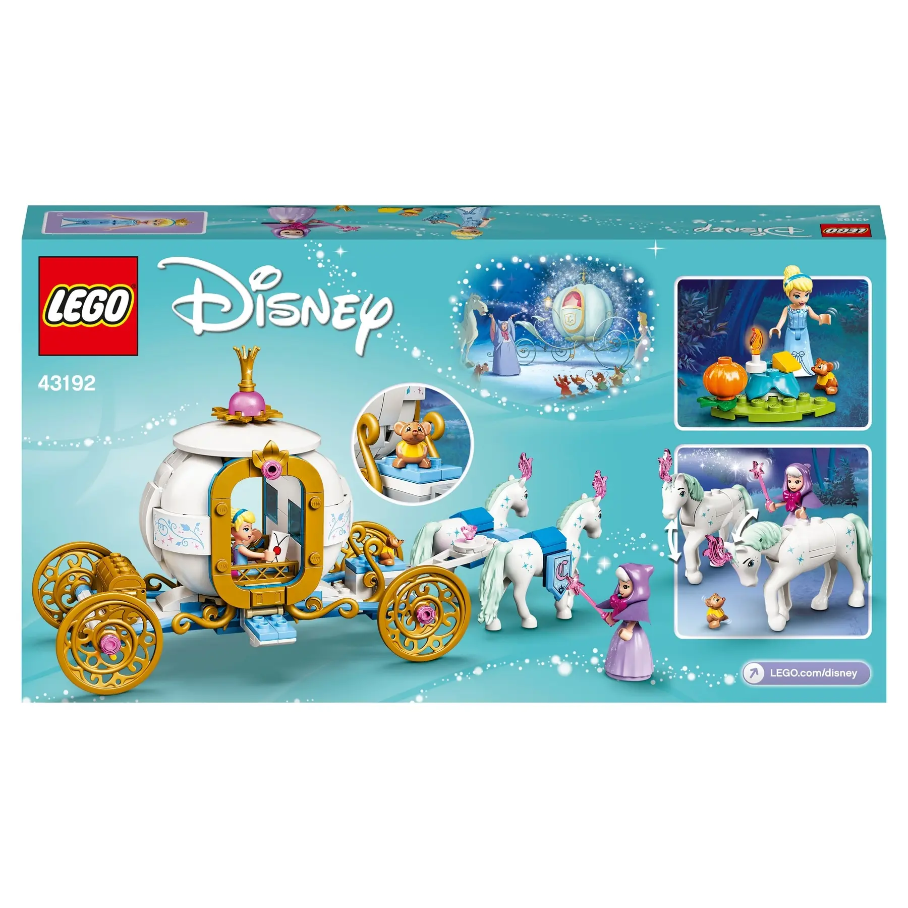 Конструктор LEGO Disney Princess 43192 Королевская карета Золушки |