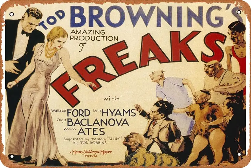 Freaks (1932) плакат домашний настенный художественный Декор Ретро металлический