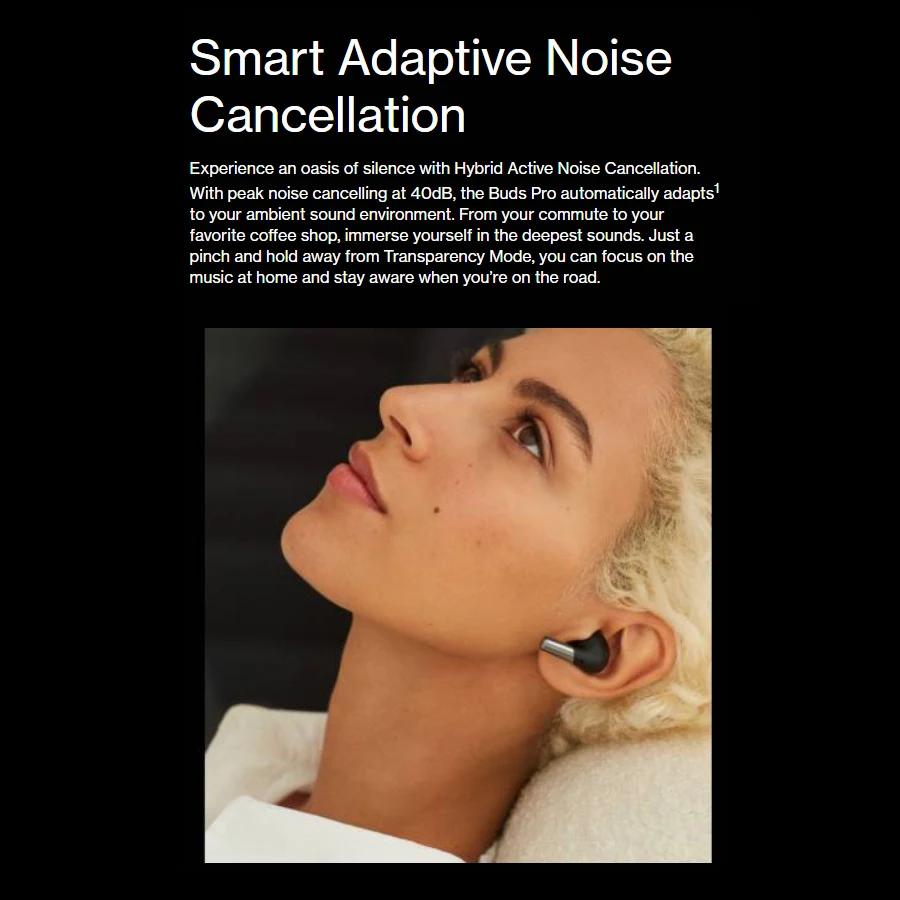 Новинка наушники OnePlus Buds Pro TWS с функцией адаптивного шумоподавления LHDC и