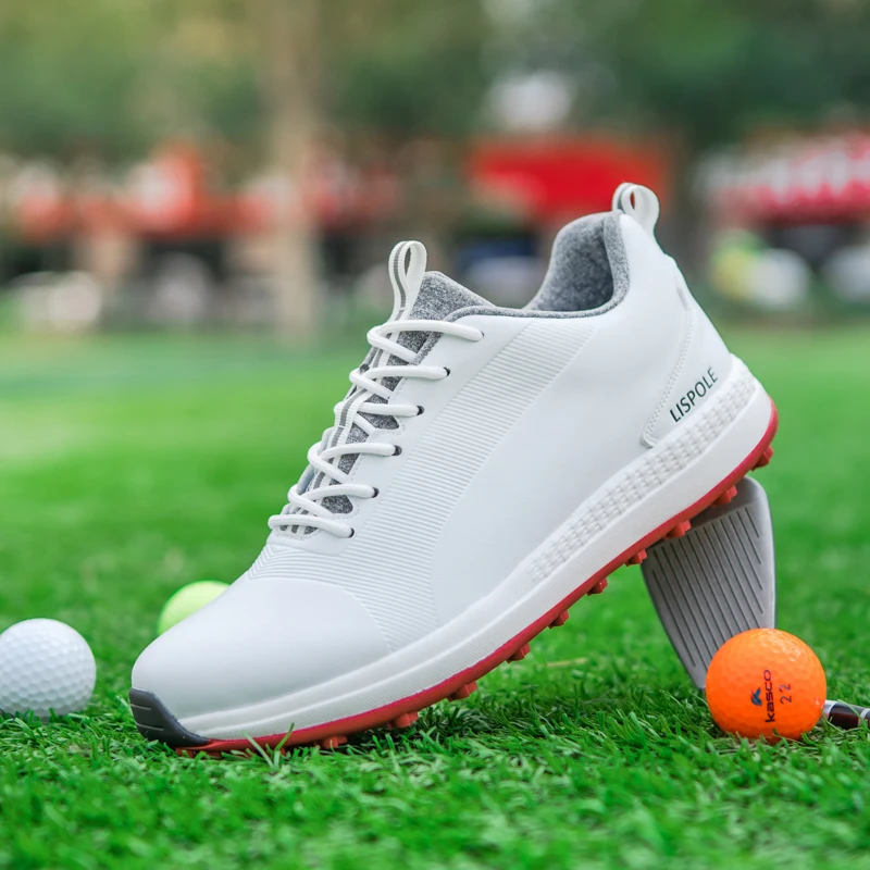 39-47 Professional Golf Shoes Women Rubber Anti Slip Men Gym Golfer Sneakers Man Leather Golf Shoes Plus Size