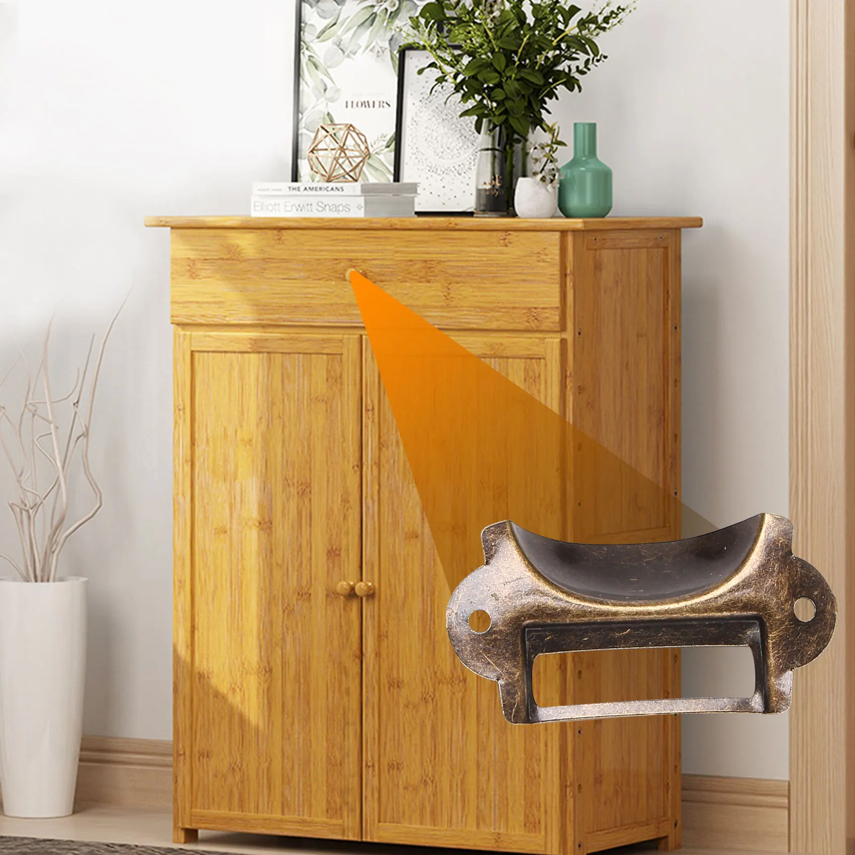 20 шт. именная карта ручки для картотеки держатель этикеток античная бронза