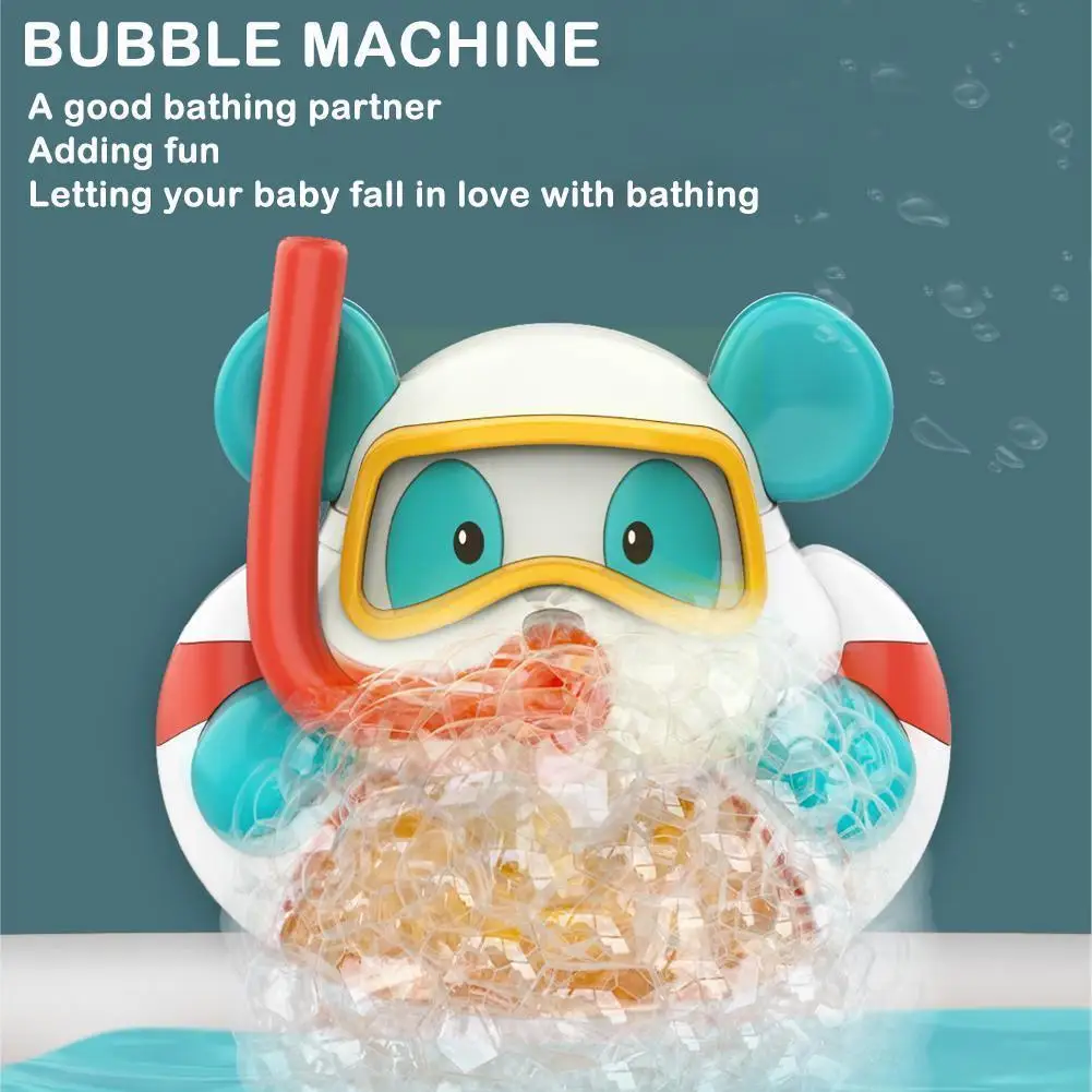 

Bear Crab Bath Bubble Maker With 12 Nursery Rhymes Songsbath Toy For Kids Bubble Machine For Bathtub Infant Bath Toys B6r0
