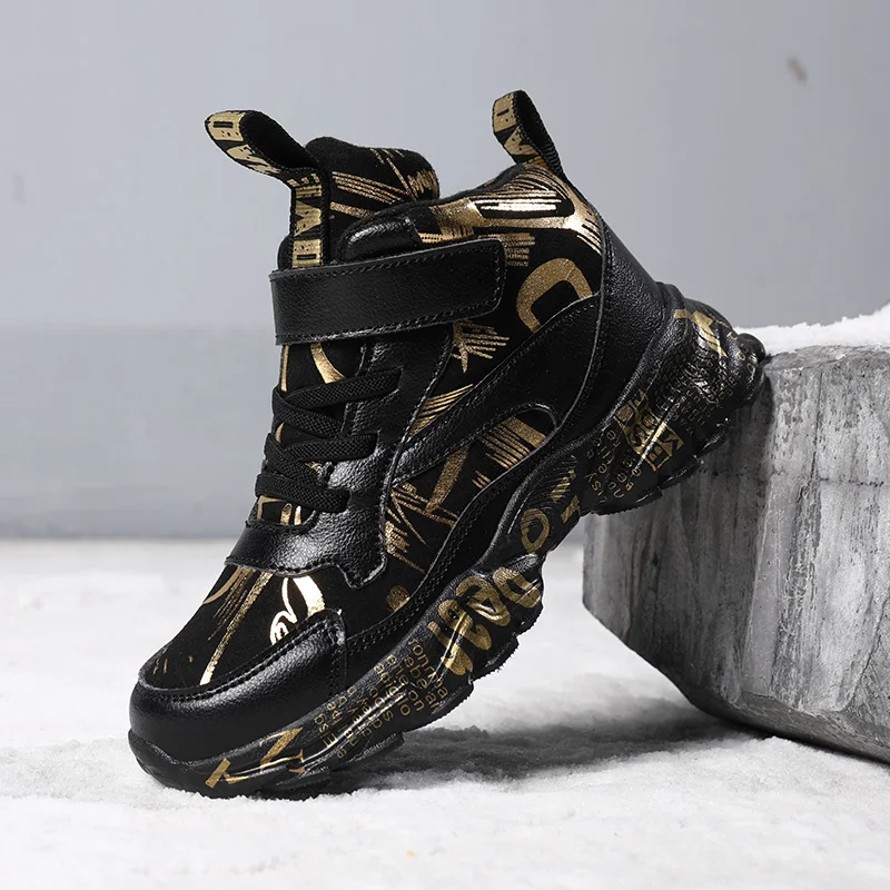 

Autumn Winter Kids Boy Sport Shoes High Top Running Shoes For Children Brand Fashion Casual Shoes Boys Comfortable Kids Sneakers