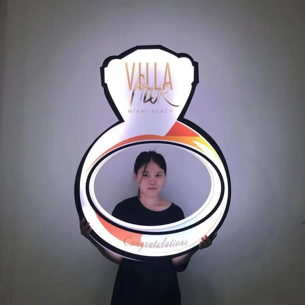 

Ночной клуб большой Rring индивидуальный логотип дисплей