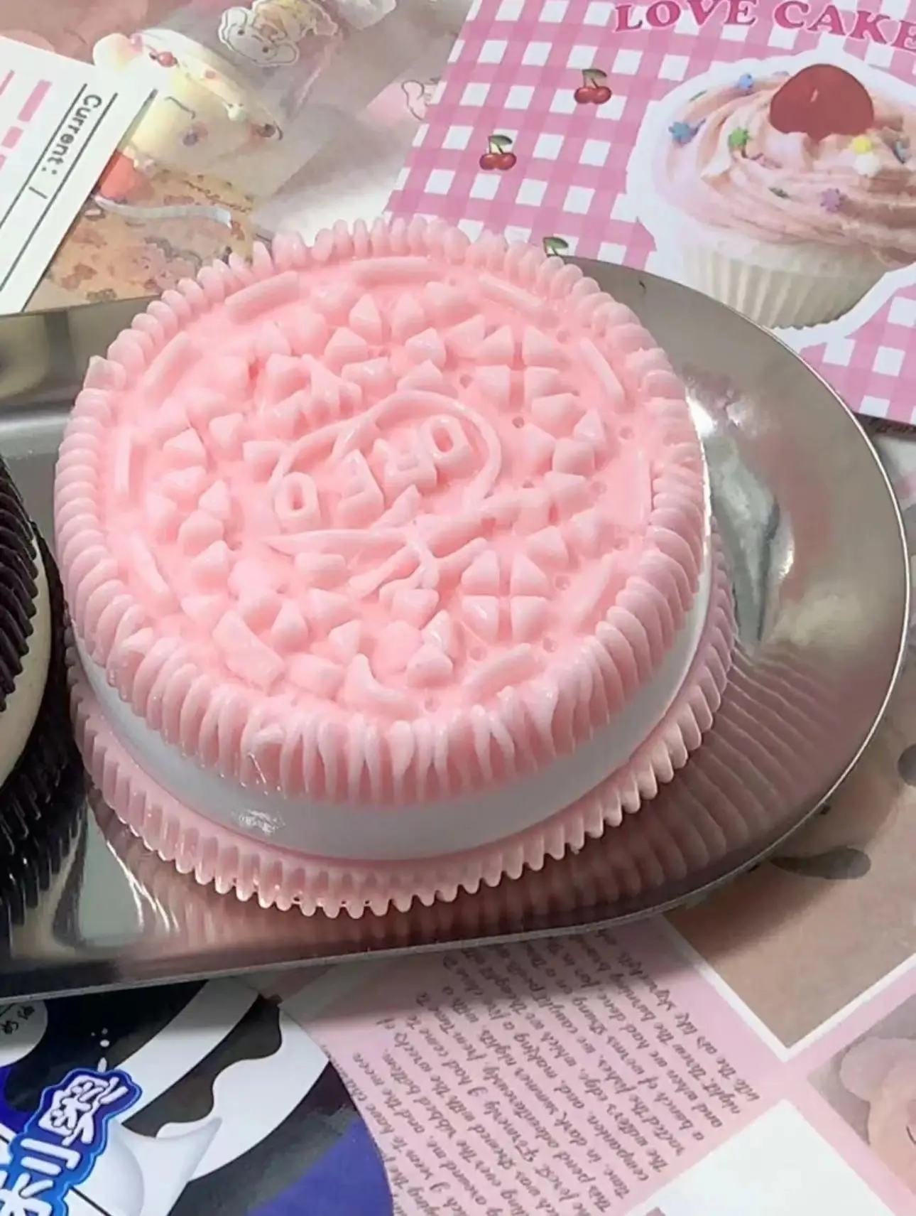 Силиконовая игрушка ручной работы для снятия стресса Big Oreos мягкая Mochi Taba новая