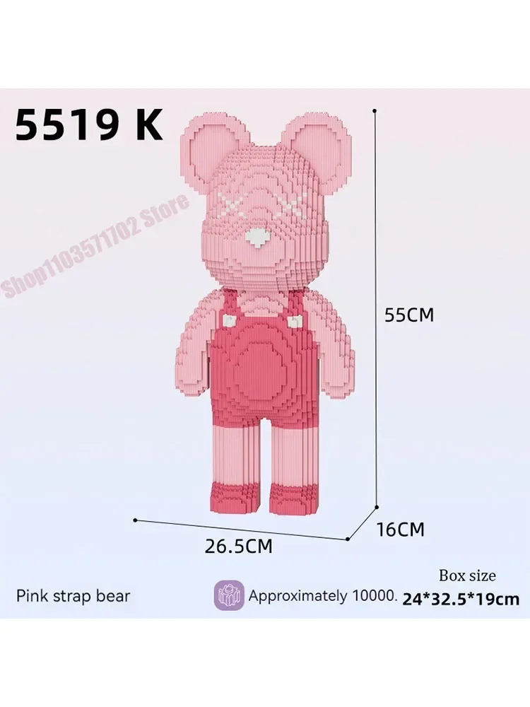 Конструктор Мини Bearbrick алмазные блоки игрушки для детей подарки