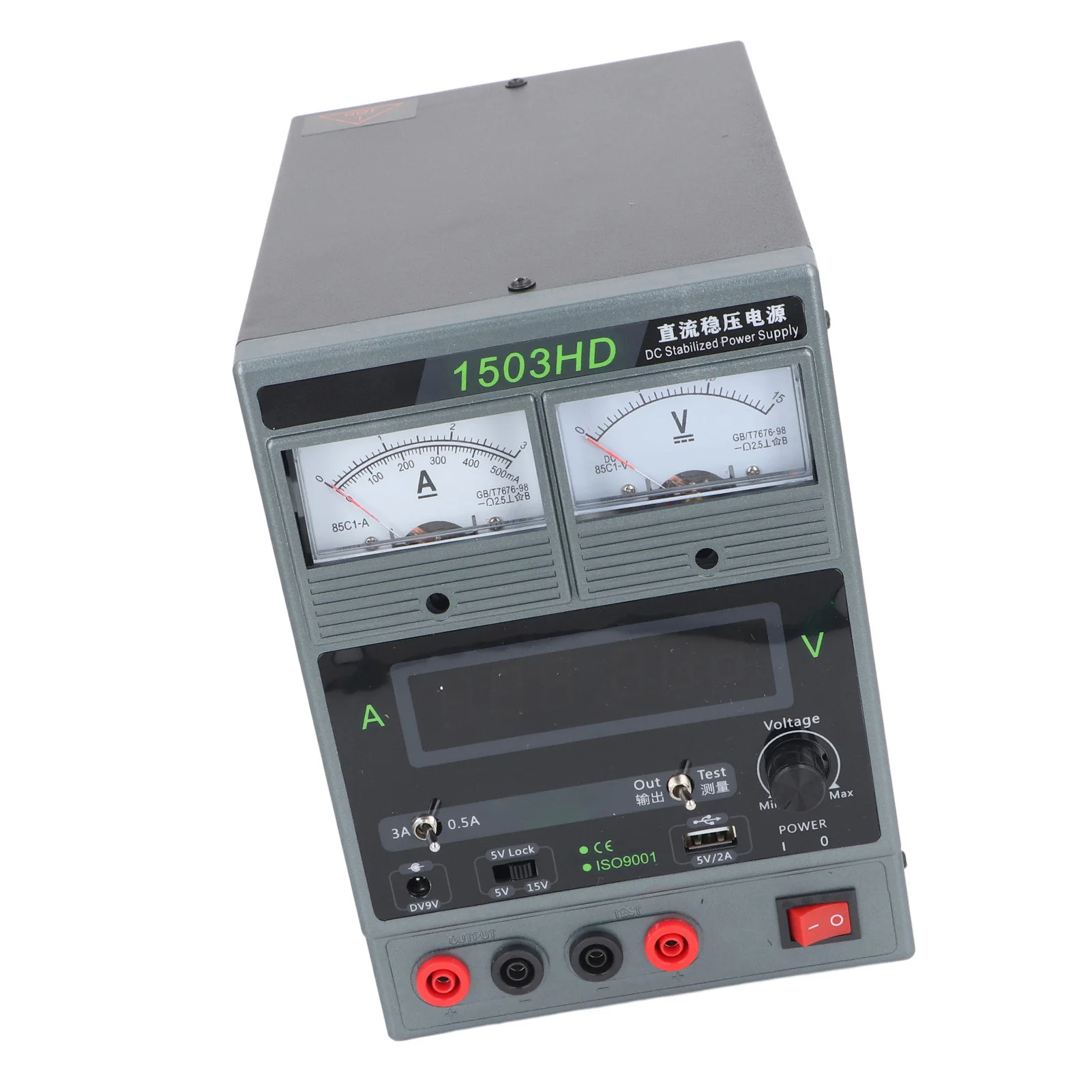 Переменный источник питания постоянного тока 15 В 3A Стабилизированный