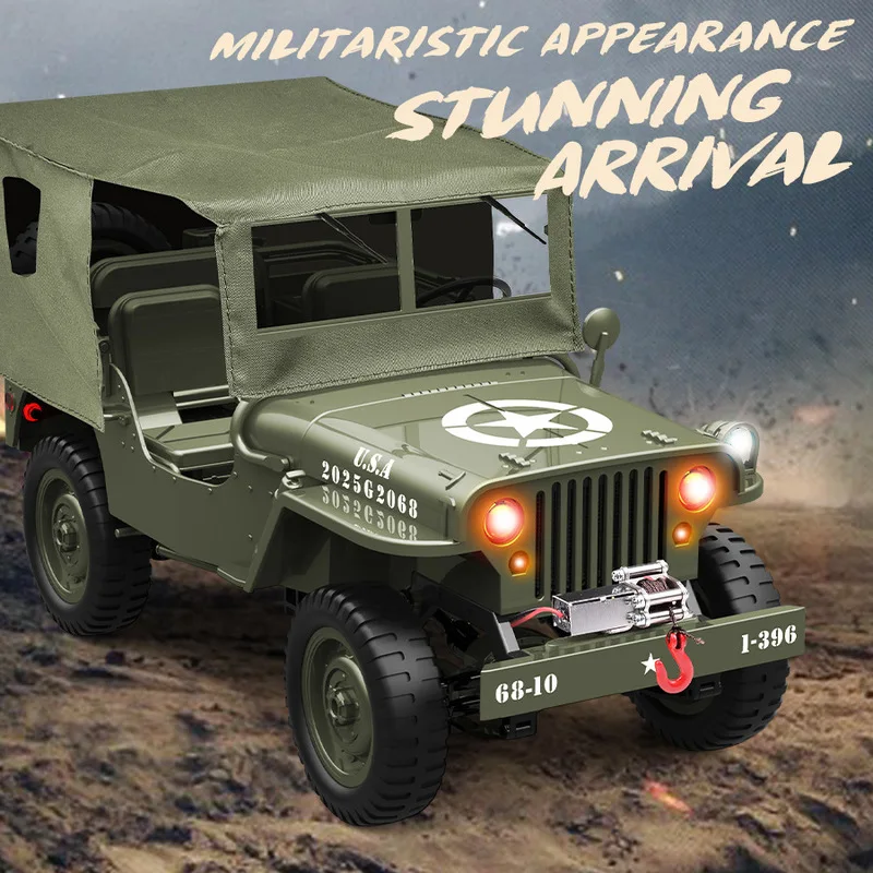 Jjrc C8815 Радиоуправляемый автомобиль 1941 Jeep Willys 2 4 г 4wd Rtr Гусеничный альпинистский