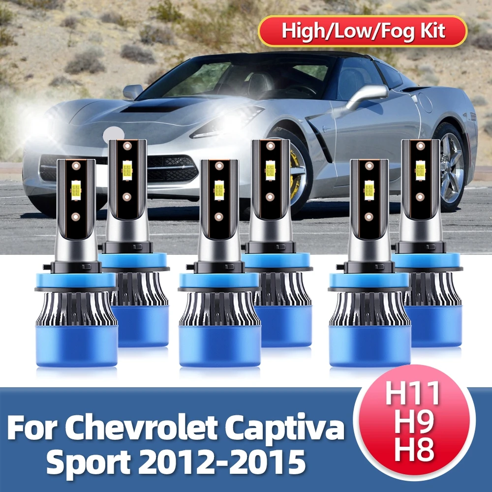 

Roadsun Car LED Headlight Luces Auto Fog Lamp Bulbs 110W 15000LM Lumen 12V 24V For Chevrolet Captiva Sport 2012 2013 2014 2015