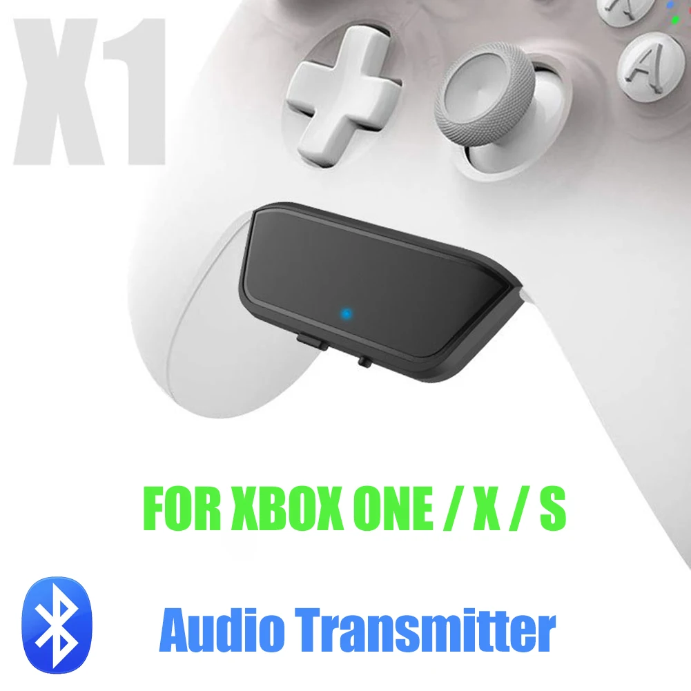 

Аудио передатчик для Xbox One, беспроводной контроллер, адаптер для стереогарнитуры, Bluetooth геймпад, усилитель звука, конвертер для наушников