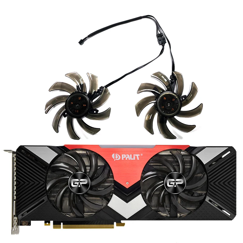Новый 85 мм FDC10H12S9-C GA91S2U 4pin RTX2080 GPU вентилятор для Palit RTX2060 RTX2070 RTX2080 DUAL GamingPro запасное охлаждение (art.: 3920bf0761534) - 3920bf0761534