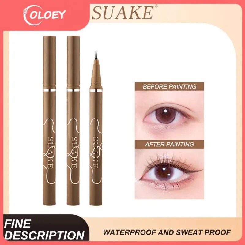 

Eyeliner Liquid Pen Makeup Waterproof Ultra-fine Quick-drying Smooth Not Easy To Smudge Lying Silkworm Pen Eyeliner Cosmetic