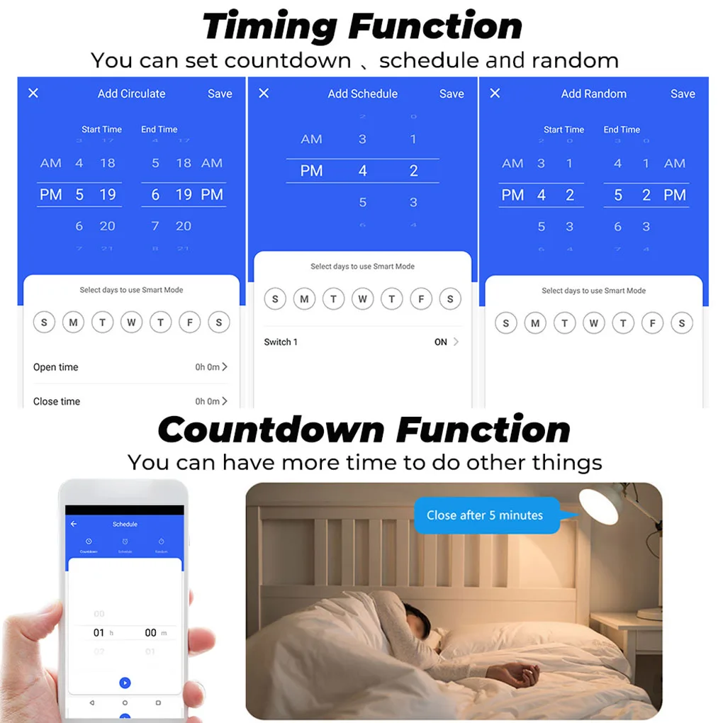 

Умный настенный релейный модуль Tuya с регулируемой яркостью, Wi-Fi, беспроводной Таймер, черная бытовая техника «сделай сам»