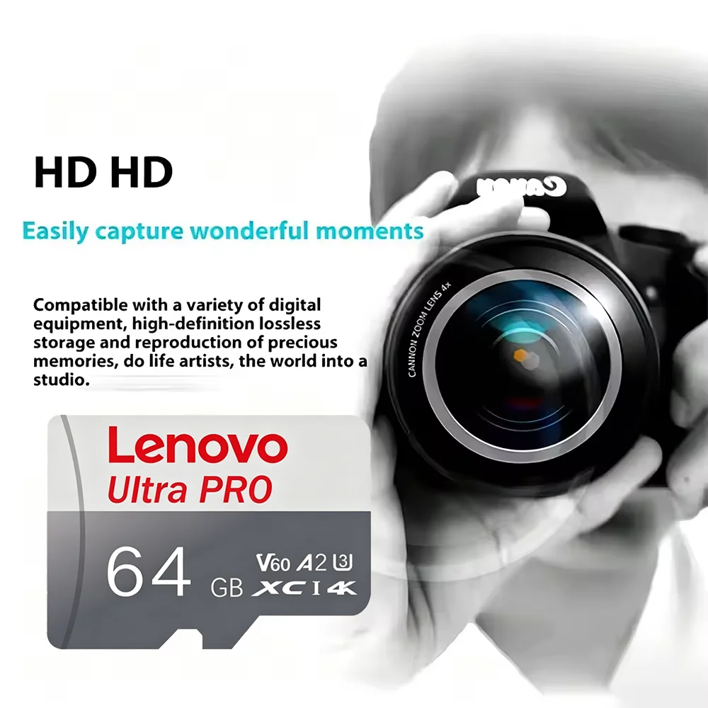 Фото Карта памяти Lenovo 512 ГБ Extreme microSDXC UHS-I с адаптером - до 190 МБ/с, C10, U3, V30, 4K, 5K, A2, Micro SD Card SanDisk №2