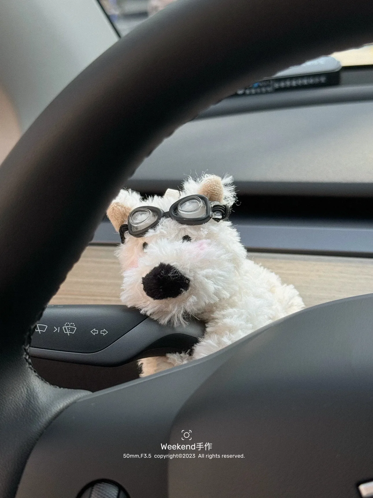 Новое плюшевое украшение для щенка, сцепление, автомобильный дворник, переключатель указателя поворота, украшение, милая собака, автомобильный дворник, кукла, аксессуары для интерьера