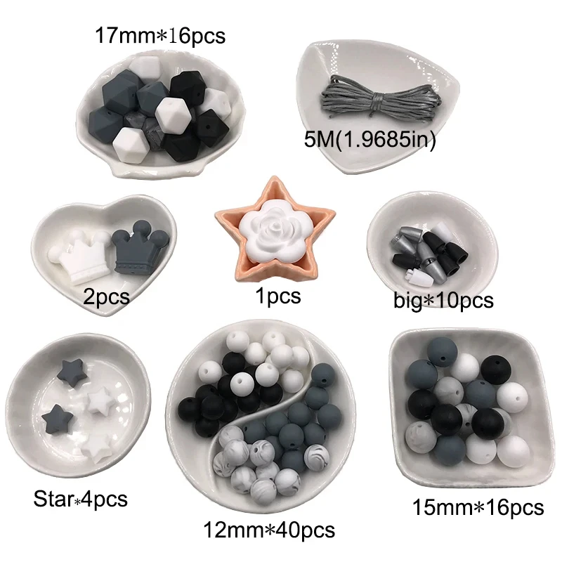 ABCPICK силиконовый набор для рукоделия сделай сам зажимы соски игрушка кроватки