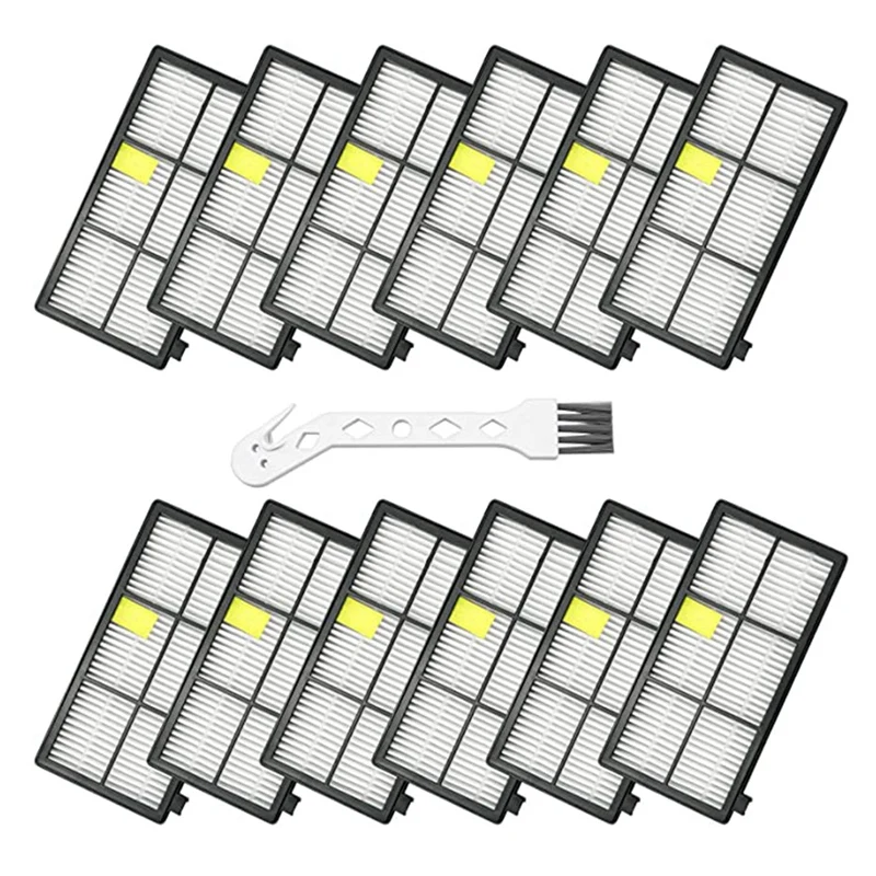 

Сменные фильтры Hepa для Irobot Roomba 800 и 900, 12 шт., пылесосы для Roomba 870/871/880/980/990