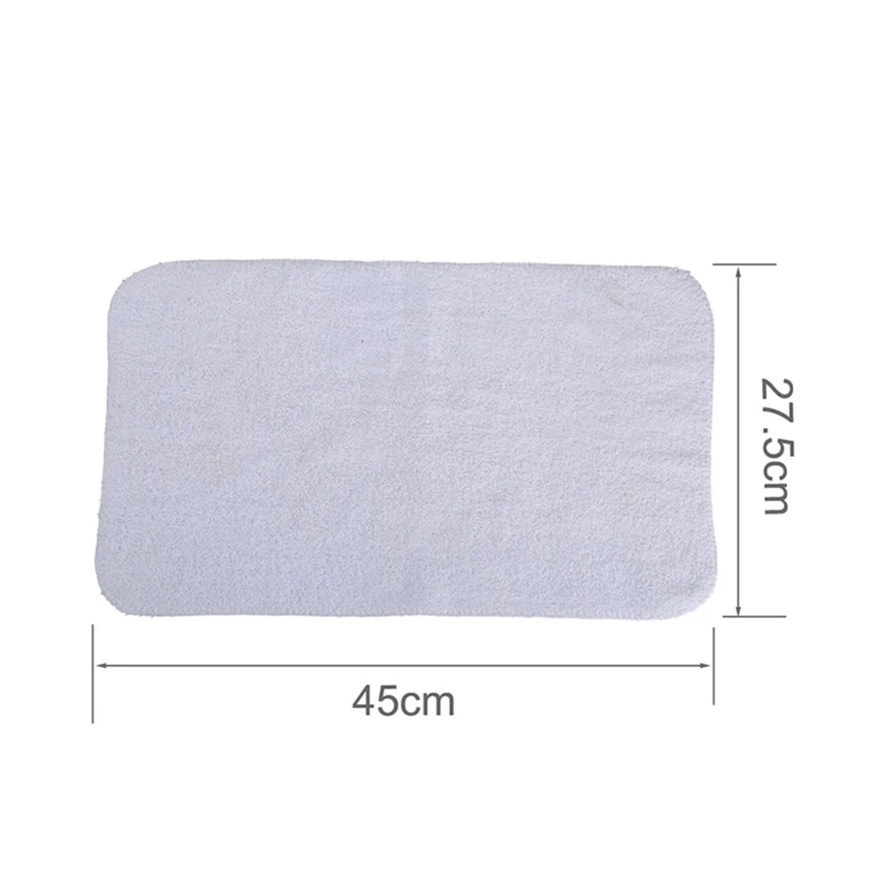 

Reusable Mop Cloth Washable Cotton Engine For Karcher Microfiber Steam cleaner Tools Water absorption White 3Pcs