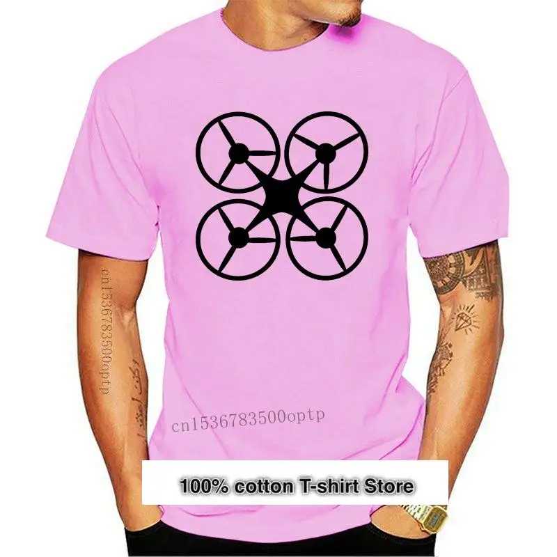 

Camiseta con estampado de hip hop para hombre, ropa de calle informal divertida, Dron cuadricóptero de verano, nueva moda 2021
