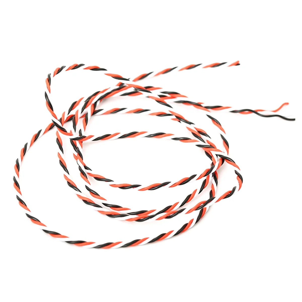 Фото 2 шт., 5 м, 16 футов, 20AWG, 30 ядер/60 ядер, поворотный удлинительный кабель сервопривода JR Futaba, витой провод для аксессуаров радиоуправляемых самолетов №3