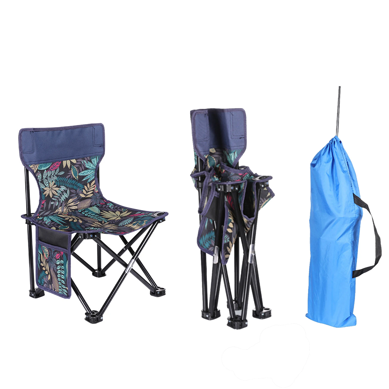 

Outdoor Portable Camping Chair Oxford Cloth Folding Lengthen Camping Seat For Fishing BBQ Festival Picnic Beach Ultralight Chair