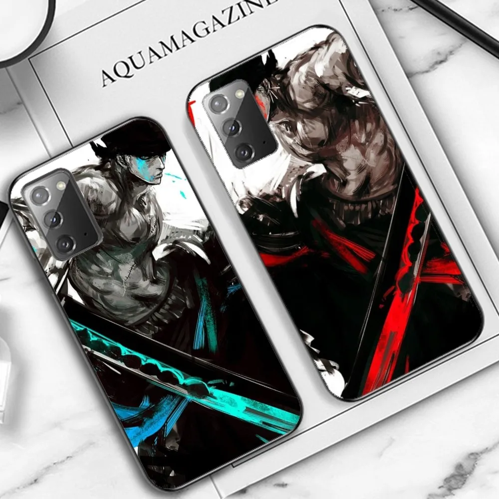 

One piece Roronoa Zoro Phone Case For Samsung Note 8 9 10 20 pro plus lite M 10 11 20 30 21 31 51 A 21 22 42 02 03