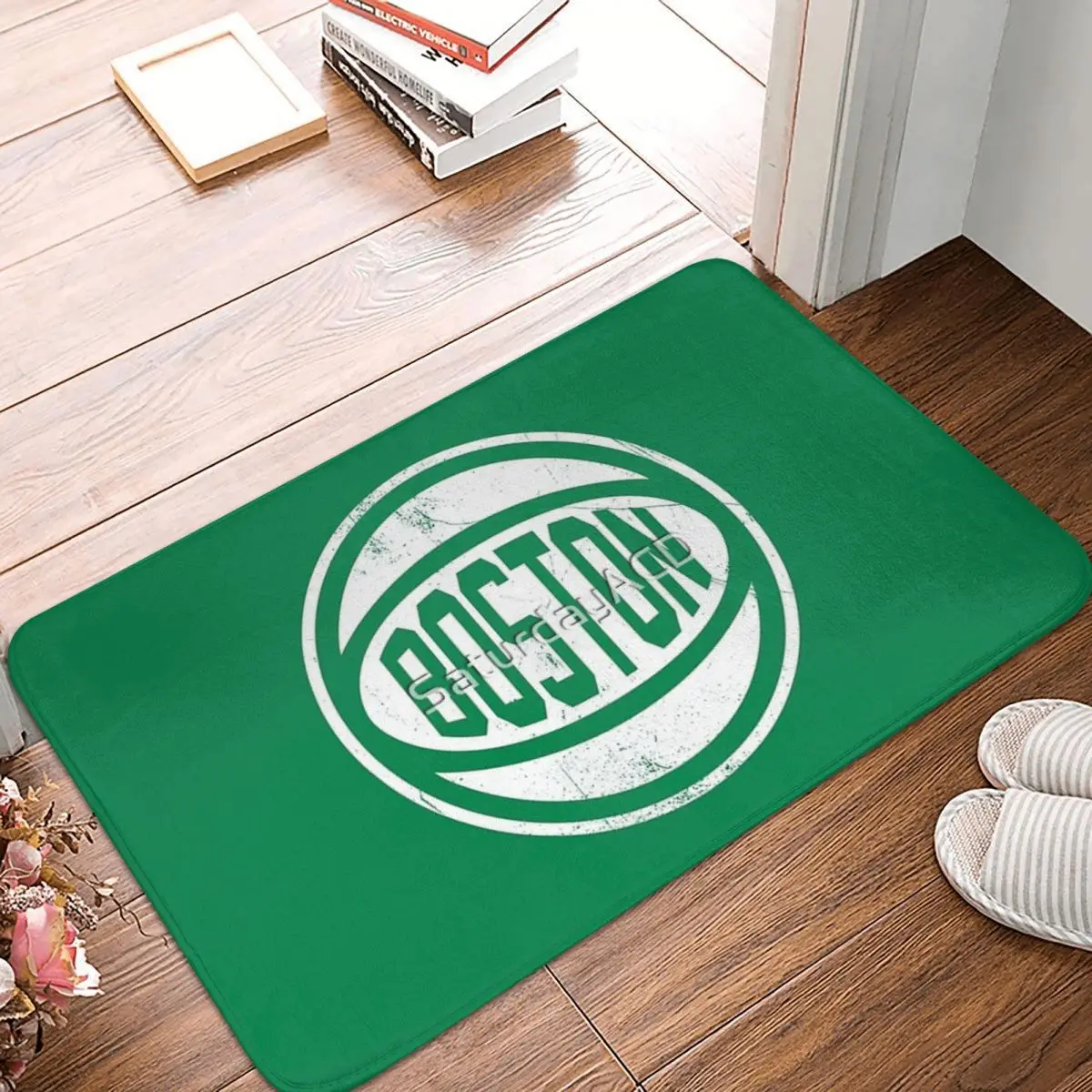 

Ковер Boston Retro Ball 60x40 см, полиэстер, напольные коврики, праздничный практичный домашний декор