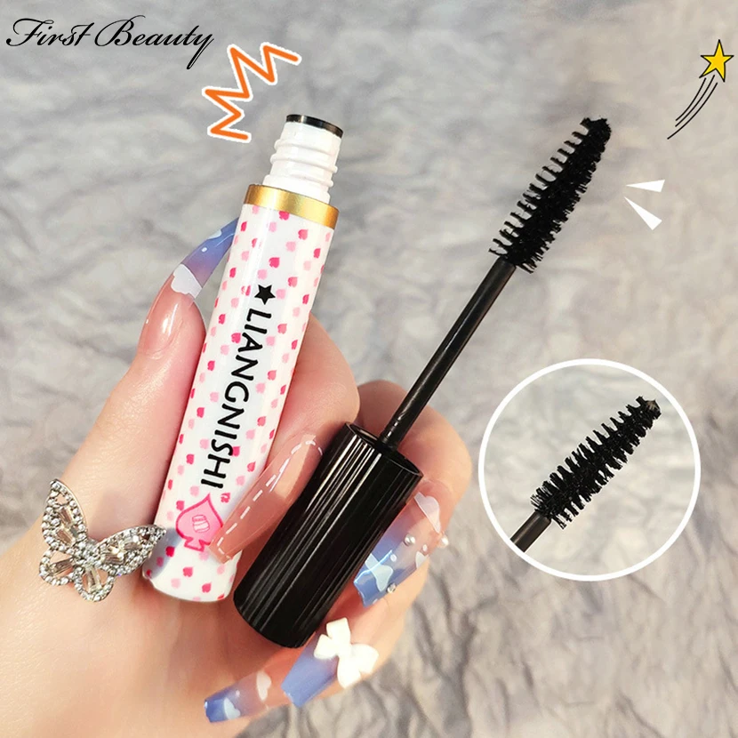 

New Fashion Mascara Thick And Lengthen Eyelashes Long-lasting Fiber Mascara Eyelash Curler Lengthen Cosmetic Makeup Waterproof
