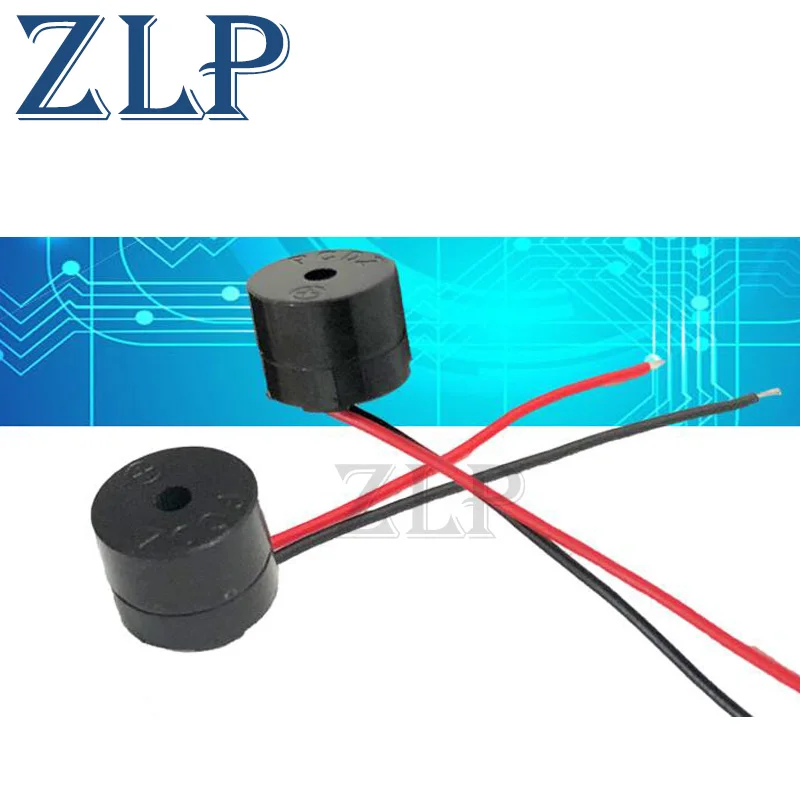

Электромагнитный активная сирена 12V 5V 3V 12095 12*9,5 MM Громкий динамик с кабелем