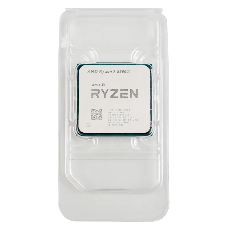 Новый процессор AMD Ryzen 7 5800X R7 AM4 3 8 ГГц ядер 16 потоков ЦП 100-000000063 аксессуары для