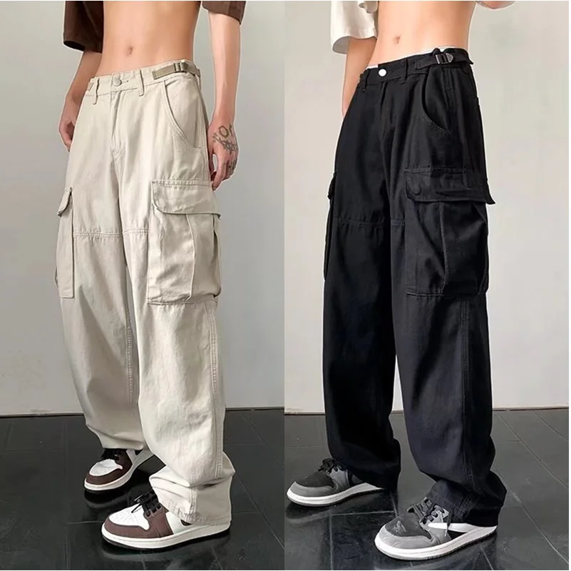 Casual Baggy Wide Leg New Sweatpants 2022 Loose High Waist Streetwear Cargo Pants Womens Hippie Joggers Trousers Clothes