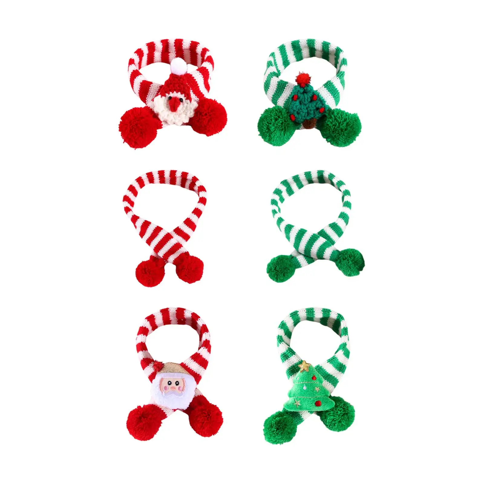 

Pet Christmas Scarf Mini Animal Scarf Rabbit Kitten Dog Christmas Outfit Pet Christmas Costume for Festival Daily wearing
