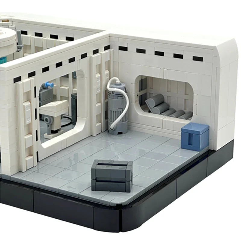Модель Звёздного фильма Moc строительные блоки эхо-база технология медицинского