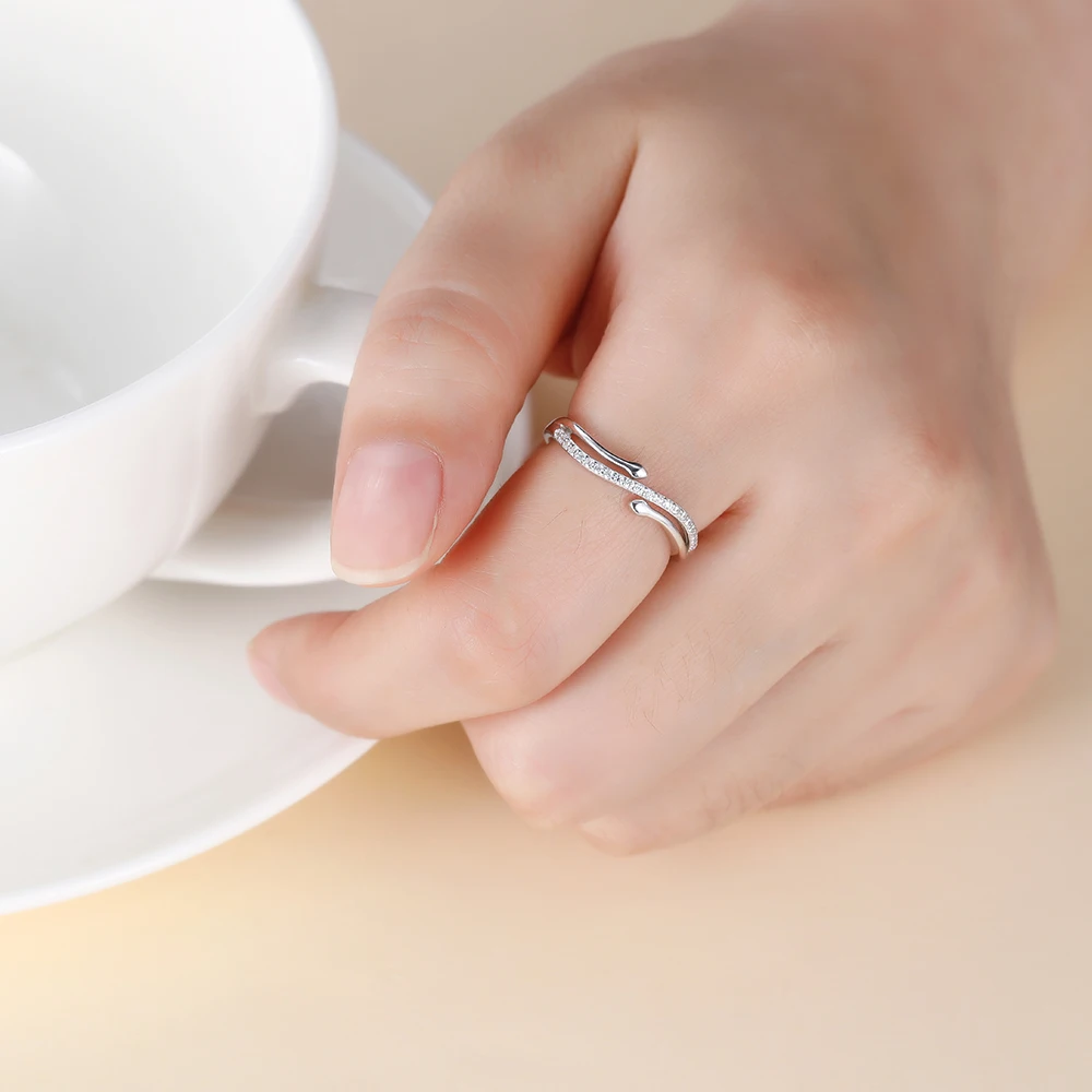 Оптовая продажа кольца из стерлингового серебра S925 пробы для женщин кольцо на