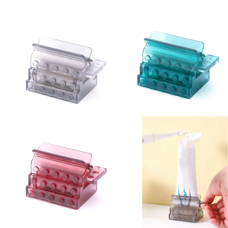 

New Toothpaste Dispenser Squeezer Bathroom Accessories Toothpaste Holder Hair Dye Cosmetic Creative Squeezer No Waste