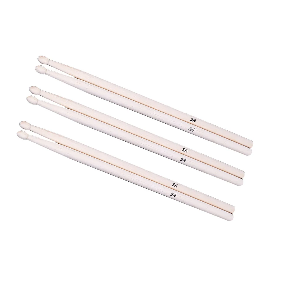 3 Pairs Stage Performance Drumstick Bass Drum Mallets Maple Drumsticks Electronic Drumsticks Musical Parts enlarge