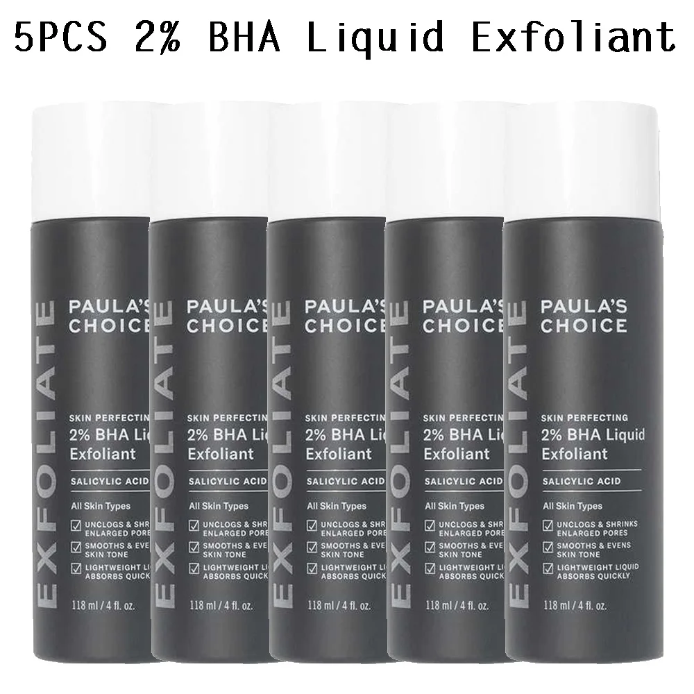 

Original Paula's Choice 2% BHA Liquid Exfoliant Toner 118ml Clean Pores Reduce Fine Lines Gentle Non-irritating Fade Black Spots