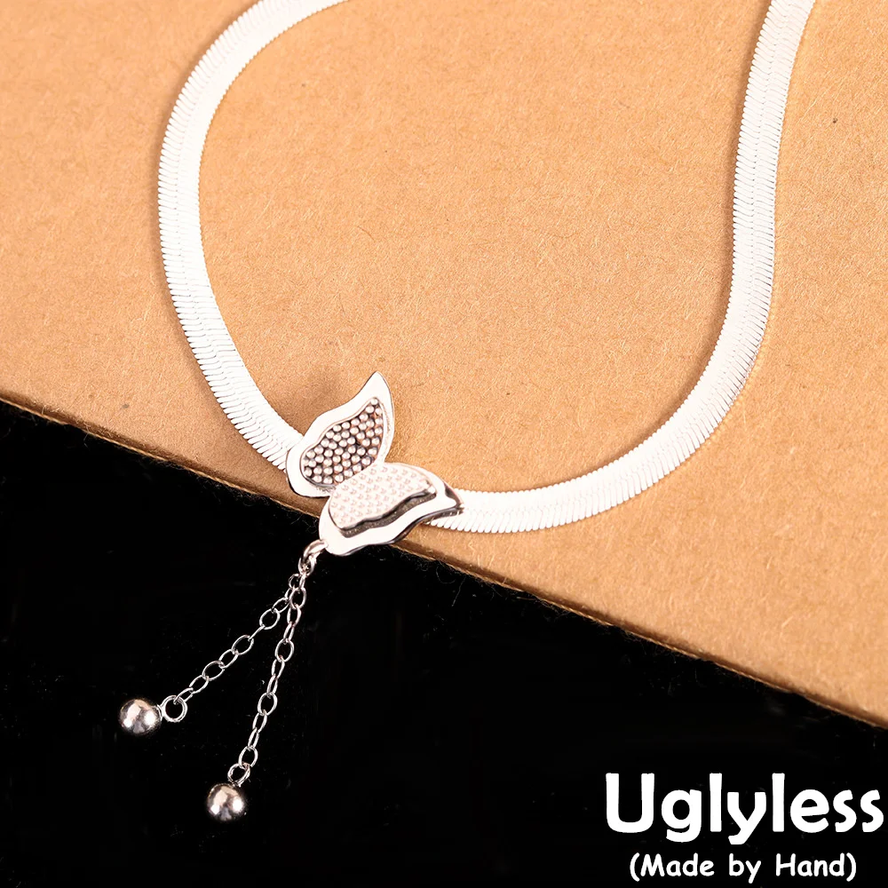 

Женская цепочка из серебра 925 пробы, с кисточками